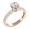 Sparkly I1/G Huge 2.00Ct Real Diamond Jewelry 7.20MM Solitaire Engagement Ring Band 14Kt Solid White Gold