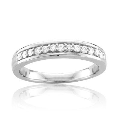 Appraisal I1/G Genuine 0.50Ct Diamond 14Kt White / Yellow / Rose Gold Engagement Wedding Ring Band 3.20MM