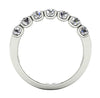 VS1/F 1.25Ct Genuine Diamond Jewelry 14Kt Solid Gold 7 Stone Engagement Wedding Ring Band 3.60MM