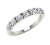 VS1/F 1.25Ct Genuine Diamond Jewelry 14Kt Solid Gold 7 Stone Engagement Wedding Ring Band 3.60MM