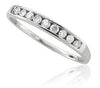 Channel Set I1/G Round Brilliant Cut 0.40Ct Diamond 14Kt Solid Gold Excellent Engagement Stackable Ring Band