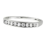 Channel Set I1/G Round Brilliant Cut 0.40Ct Diamond 14Kt Solid Gold Excellent Engagement Stackable Ring Band