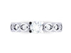 Unique I1/G Round Brilliant Cut 1.00Ct Diamond Jewelry 14Kt Solid Gold Prong Set Solitaire Anniversary Ring Band