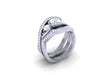 I1/G Genuine 1.80Ct Diamond 14K Solid Gold Comfort fit Polished Shiny Bridal Ring Engagement Set Band