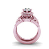 Excellent I1/G 1.80Ct Not Enhanced Diamond Bridal Ring Engagement Set Band 14Kt Solid White Gold