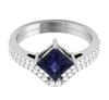 Excellent Genuine I1/G 0.60Ct Diamond 14K Solid Gold Bridal Engagement Ring Set Band 10.50MM