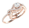 Huge I1/G 1.90Ct Natural Diamond Jewelry Prong Set Bridal Engagement Ring Band Set 14Kt Solid Gold