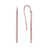 14Kt Solid Gold VS1/F 0.65Ct Natural Diamond Jewelry Prong Set Dangle Chandelier Earrings Appraisal