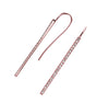 14Kt Solid Gold VS1/F 0.65Ct Natural Diamond Jewelry Prong Set Dangle Chandelier Earrings Appraisal