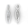 Prong & Channel Set I1/G 1.25Ct Round Brilliant Cut Diamond 14Kt Solid Gold Dangle Chandelier Earrings Appraisal