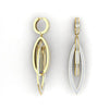Prong & Channel Set I1/G 1.25Ct Round Brilliant Cut Diamond 14Kt Solid Gold Dangle Chandelier Earrings Appraisal