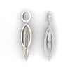 Prong & Channel Set I1/G 1.25Ct Round Brilliant Cut Diamond 14Kt Solid Gold Dangle Chandelier Earrings Appraisal