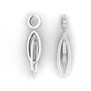Prong & Channel Set I1/G 1.25Ct Round Brilliant Cut Diamond 14Kt Solid Gold Dangle Chandelier Earrings Appraisal