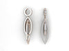 Prong & Channel Set I1/G 1.25Ct Round Brilliant Cut Diamond 14Kt Solid Gold Dangle Chandelier Earrings Appraisal