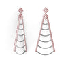 I1/G Natural 1.10Ct Diamond Jewelry 14K White / Yellow / Rose Gold Fashion Dangle Earring Appraisal