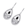 I1/G 1.50Ct Real Diamond 1.90Inch Dangle Chandelier Earrings14K White / Yellow / Rose Gold Appraisal