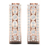 I1/G Real 0.75Ct Diamond Jewelry Solid 14K White Gold Comfort fit Polished Shiny Prong & Bezel Hoop Huggies Earrings
