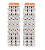 I1/G Huge 2.00Ct Real Diamond Jewelry 14Kt Solid White / Yellow / Rose Gold Prong Set Hoop Huggies Earrings