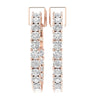 Unique SI1/G Round 1.75Ct Diamond 14Kt Solid Gold Prong Set Hoop Huggies Earrings 0.85Inch