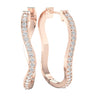 Prong Set I1/G Not Enhanced 1.50Ct Sparkly Diamond Jewelry 14K Solid Gold Hoop Huggies Earrings Appraisal