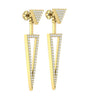 Excellent I1/G 1.00Ct Not Enhanced Diamond 14K White / Yellow / Rose Gold removable jacket Prong Set Stud Earrings