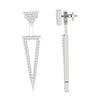 Excellent I1/G 1.00Ct Not Enhanced Diamond 14K White / Yellow / Rose Gold removable jacket Prong Set Stud Earrings