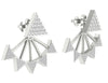 Excellent removable jacket Stud Earrings Sparkly I1/G 0.75Ct Round Brilliant Cut Diamond 14Kt Solid Gold Appraisal