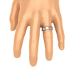 Unique Ladies Round Brilliant Cut I1/G 0.40Ct Diamond Designer Eternity Anniversary Ring Band 14K Solid Gold