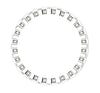I1/G Huge 2.25Ct Round Brilliant Cut Diamond Channel & Bezel Set 3 Row Eternity Engagement Ring Band 14K Solid Gold