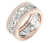 Excellent SI1/G 1.75Ct Round Diamond 14Kt Solid Gold Designer Eternity Ring Wedding Band 9.55MM
