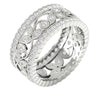 Excellent SI1/G 1.75Ct Round Diamond 14Kt Solid Gold Designer Eternity Ring Wedding Band 9.55MM