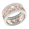 Excellent SI1/G 1.75Ct Round Diamond 14Kt Solid Gold Designer Eternity Ring Wedding Band 9.55MM