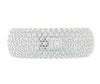 Excellent Huge SI1/G 4.25Ct Real Diamond Eternity Engagement Ring Band 14K White Gold Appraisal