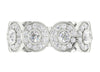Huge I1/G 2.00Ct Not Enhanced Diamond 14Kt Solid Gold Designer Prong & Bezel Eternity Ring Engagement Band