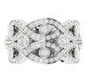 Huge SI1/G 3.25Ct Not Enhanced Diamond Eternity Ring Engagement Band 13.15MM 14K White / Yellow / Rose Gold