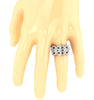 Huge SI1/G 3.25Ct Not Enhanced Diamond Eternity Ring Engagement Band 13.15MM 14K White / Yellow / Rose Gold