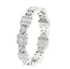 Unique I1/G Huge 2.25Ct Round Brilliant Cut Diamond Jewelry Prong Set Eternity Ring Engagement Band 14Kt White / Yellow / Rose Gold