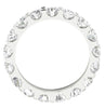 Excellent I1/G Huge Sparkly 5.00Ct Real Diamond Eternity Engagement Ring Band 14Kt White / Yellow / Rose Gold