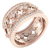 Appraisal I1/G 1.50Ct Round Brilliant Cut Diamond Solid 14Kt White Gold Designer Eternity Engagement Ring Band