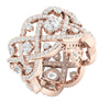 I1/G Huge 3.85Ct Natural Diamond Jewelry Eternity Wedding Ring Band Prong Set 14K White / Yellow / Rose Gold