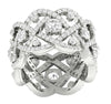 I1/G Huge 3.85Ct Natural Diamond Jewelry Eternity Wedding Ring Band Prong Set 14K White / Yellow / Rose Gold
