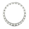 Unique I1/G Huge 2.00Ct Round Brilliant Cut Diamond Jewelry 14Kt Solid Gold Sparkly Eternity Ring Engagement Band