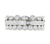 Unique I1/G Huge 2.00Ct Round Brilliant Cut Diamond Jewelry 14Kt Solid Gold Sparkly Eternity Ring Engagement Band