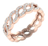 Prong Set I1/G 1.15Ct Not Enhanced Diamond 14Kt Solid Gold Excellent Eternity Anniversary Ring Band