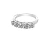 I1/G Round Brilliant Cut 0.75Ct Diamond Jewelry 14Kt Solid Gold Five Stone Ring Engagement Band Appraisal