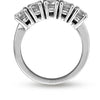Excellent I1/G 1.01Ct Round Brilliant Cut Diamond 14K White / Yellow / Rose Gold Five Stone Anniversary Wedding Ring Band