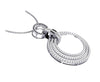 Appraisal I1/G Huge Natural 2.25Ct Diamond Jewelry 14Kt Solid Gold Comfort fit Polished Shiny Circle Pendant Necklace