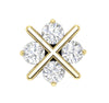 Excellent  Sparkly I1/G 1.00Ct Real Diamond Jewelry Prong Set Fashion Pendant Necklace 14Kt White / Yellow / Rose Gold