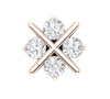 Excellent  Sparkly I1/G 1.00Ct Real Diamond Jewelry Prong Set Fashion Pendant Necklace 14Kt White / Yellow / Rose Gold