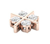 Excellent  Sparkly I1/G 1.00Ct Real Diamond Jewelry Prong Set Fashion Pendant Necklace 14Kt White / Yellow / Rose Gold